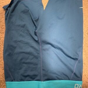 Nike Teal and Navy Bike Shorts